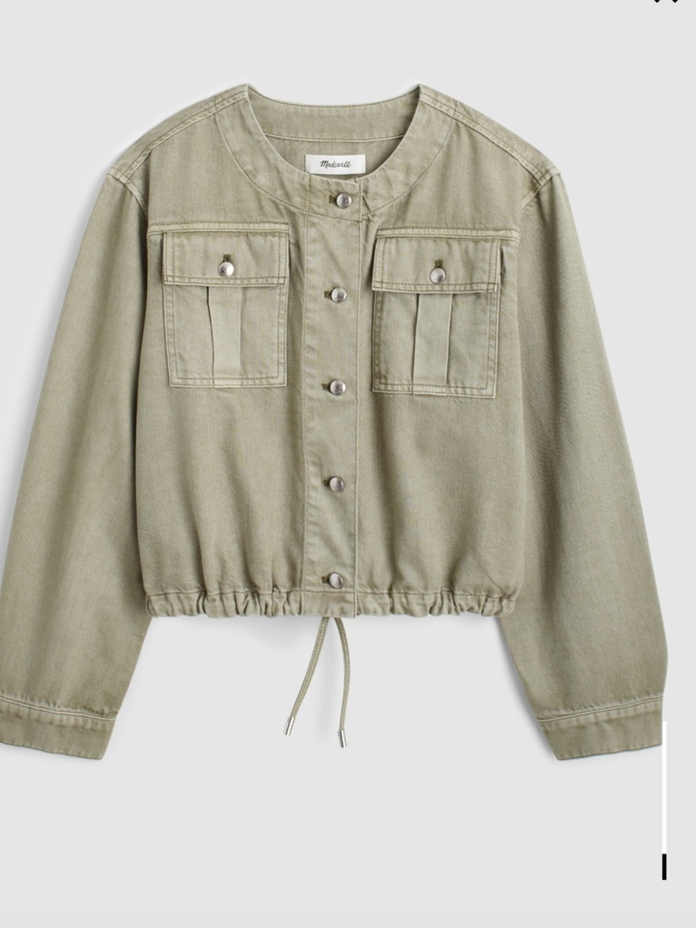 Madewell Drawstring Utility Jean Jacket